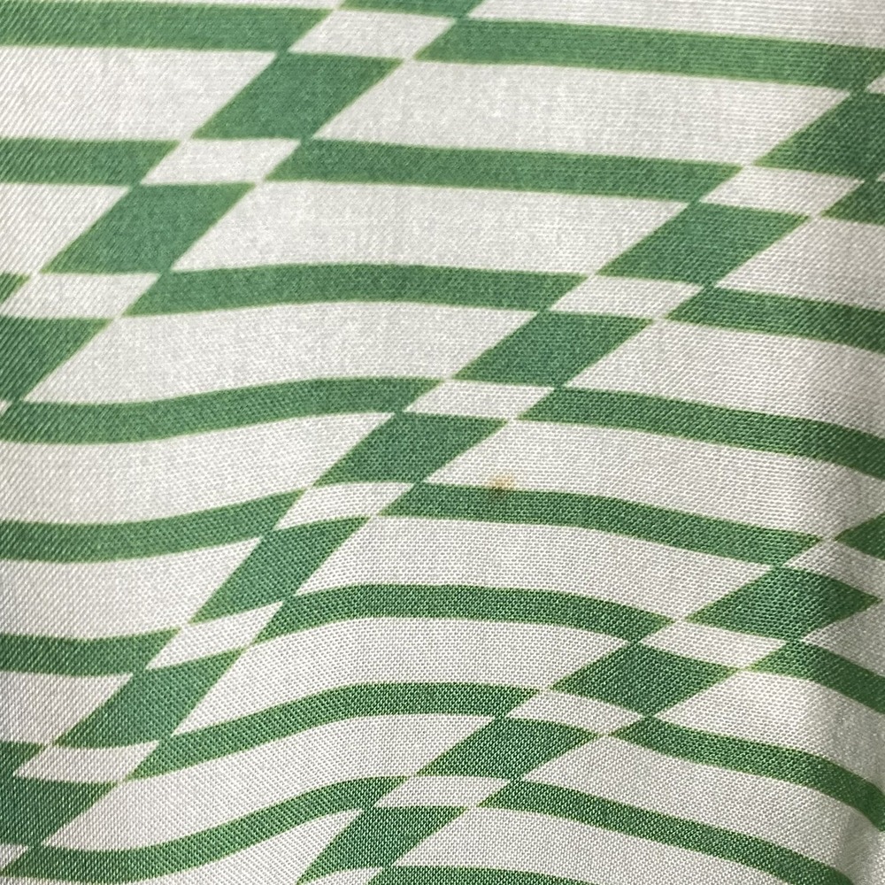Ava Sky Green White Geometric Women Jumpsuit Small Jumper Jorja Green Ladder NWT - Picture 9 of 10